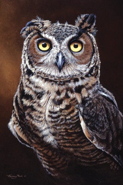 Cabin & Lodge Décor: Great Horned Owl by Jeremy Paul