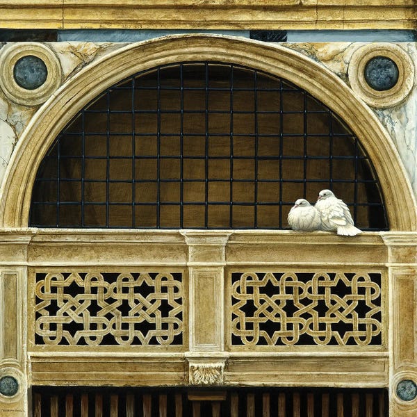 Doves & Pigeons: Watergate - Venice by Jeremy Paul