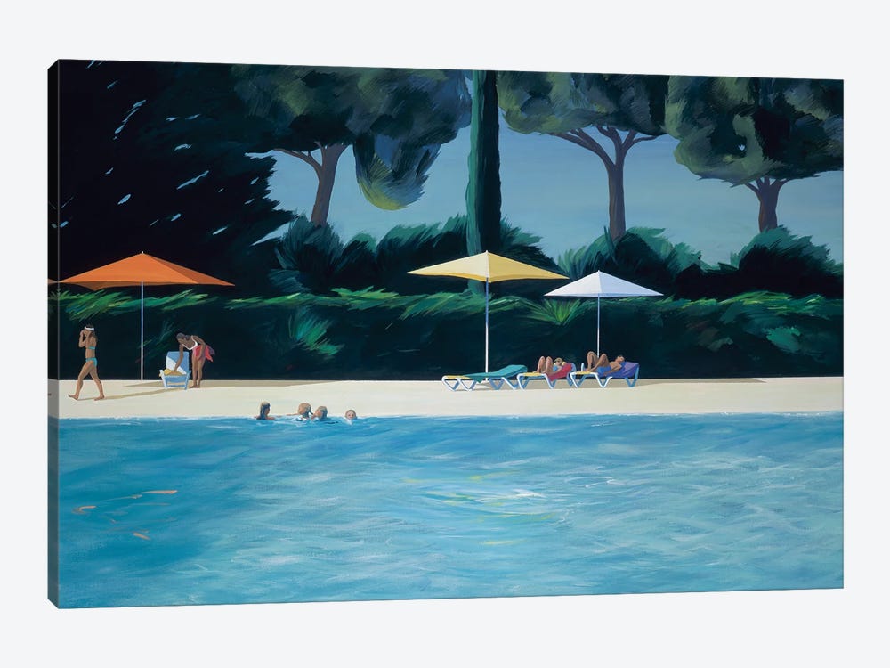 Poolside II by Jeremy Farmer 1-piece Canvas Art