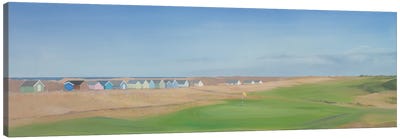 Beach Huts At Hunstanton Golf Course, Norfolk, England Canvas Art Print - Jeremy Farmer