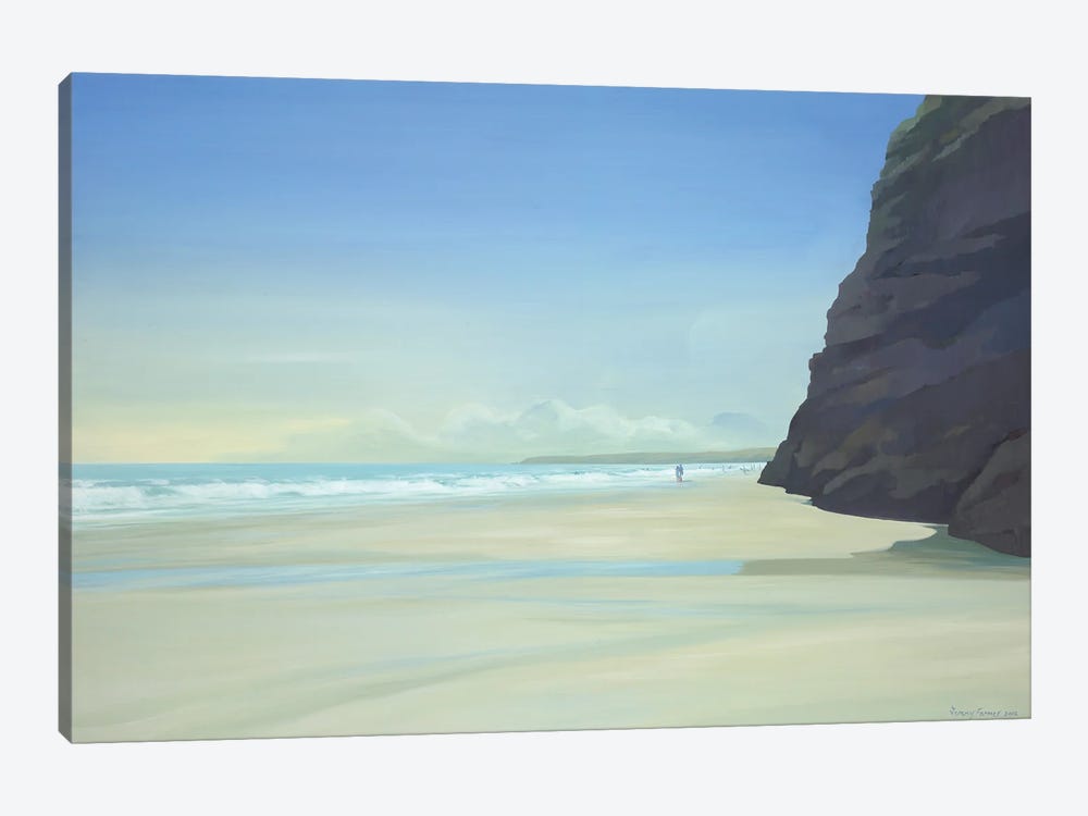 Bedruthan Steps, North Cornwall, England by Jeremy Farmer 1-piece Canvas Wall Art