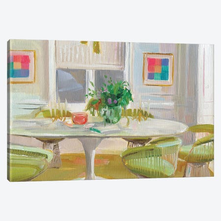 Dining Room Canvas Print #JYW11} by Jenny Westenhofer Art Print