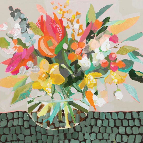 Botanical Still Life: Exotic Bouquet by Jenny Westenhofer