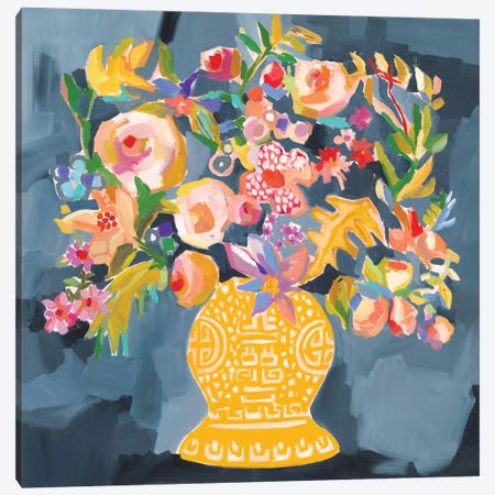 Izzie's Bouquet Canvas Print #JYW20} by Jenny Westenhofer Canvas Artwork