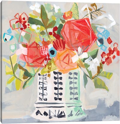 Miranda's Bouquet Canvas Art Print - Jenny Westenhofer