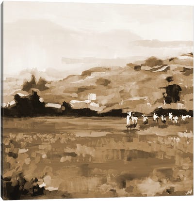 Heritage Style Pasture Canvas Art Print - Jenny Westenhofer