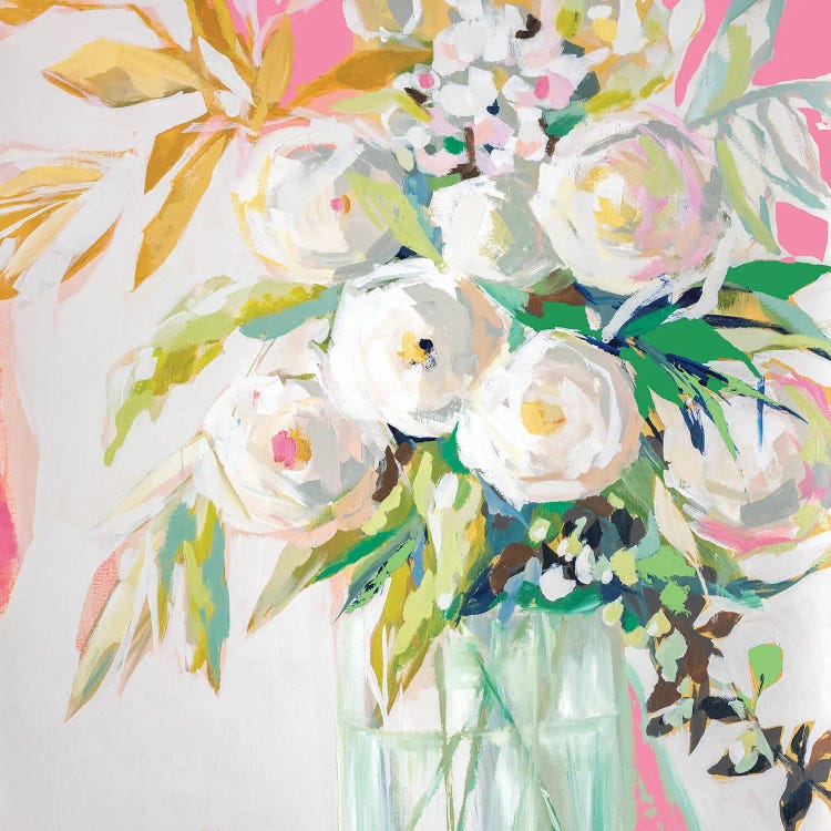 Springtime Soiree Floral by Jenny Westenhofer wall art