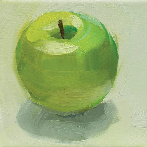 Still Life: Green Apple by Jenny Westenhofer