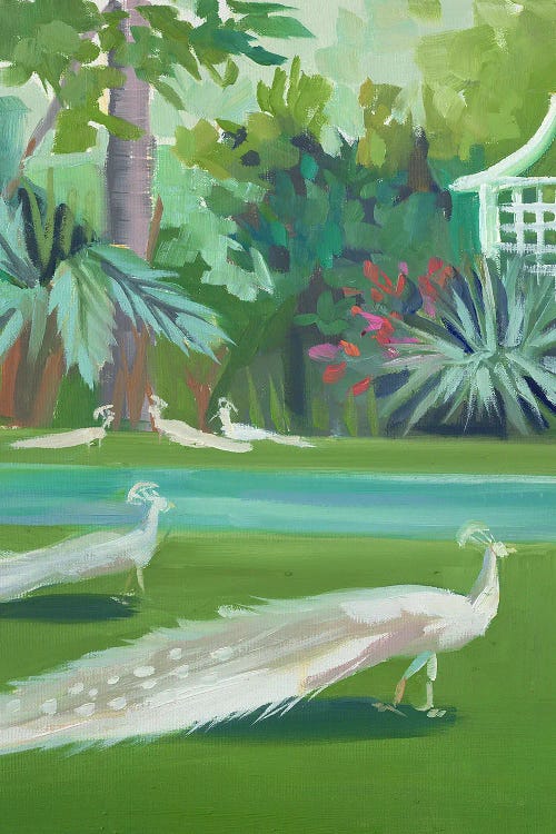 Peacocks by Jenny Westenhofer wall art