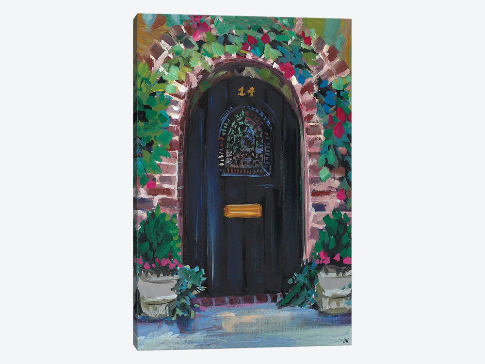 Black Door by Jenny Westenhofer 1-piece Art Print