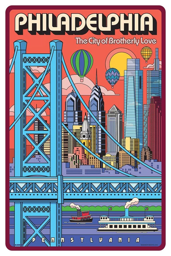Philadelphia Travel Posters