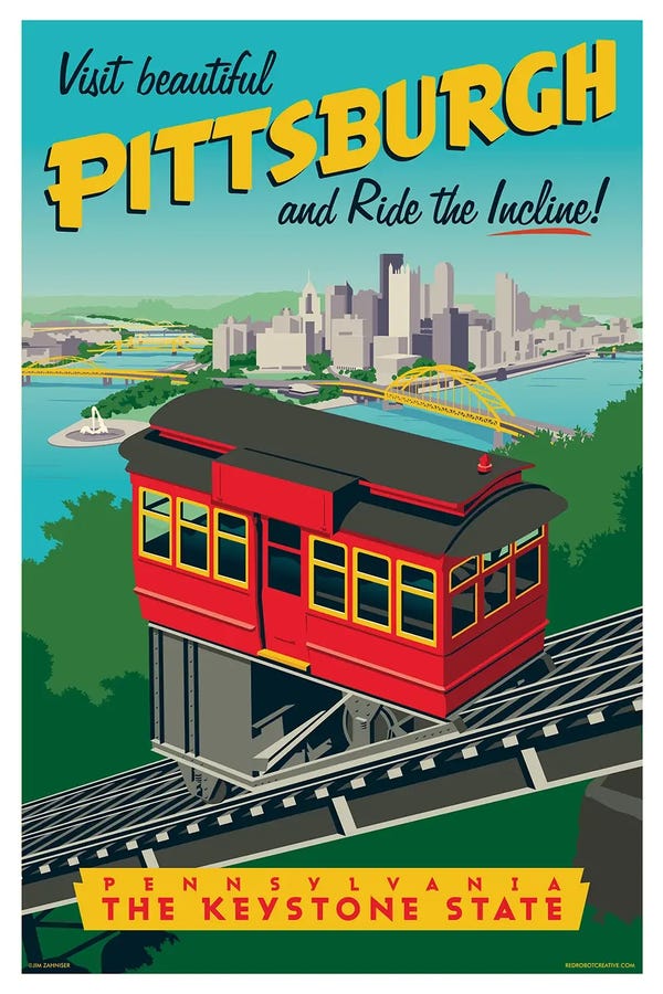 Pittsburgh Travel Posters