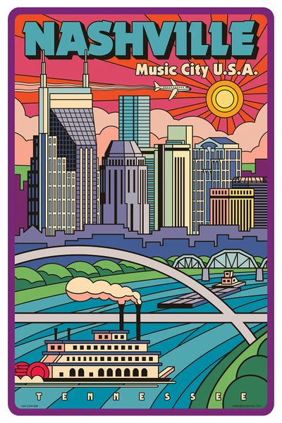 Nashville Travel Posters