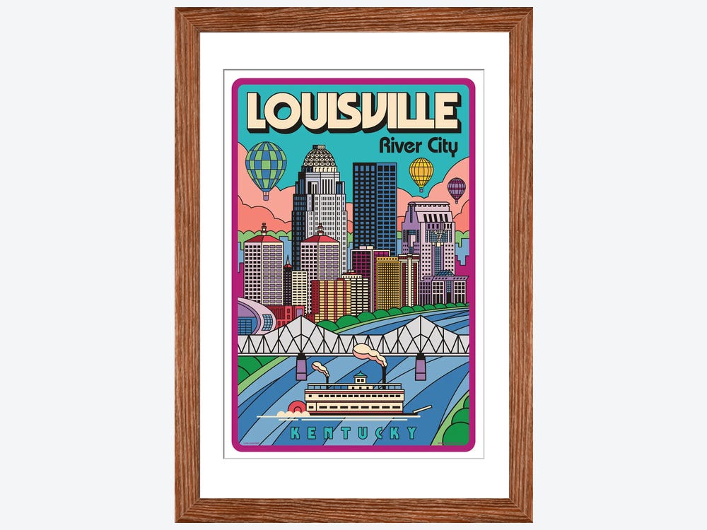 Louisville Print Louisville Poster Louisville Wall Art Oil 