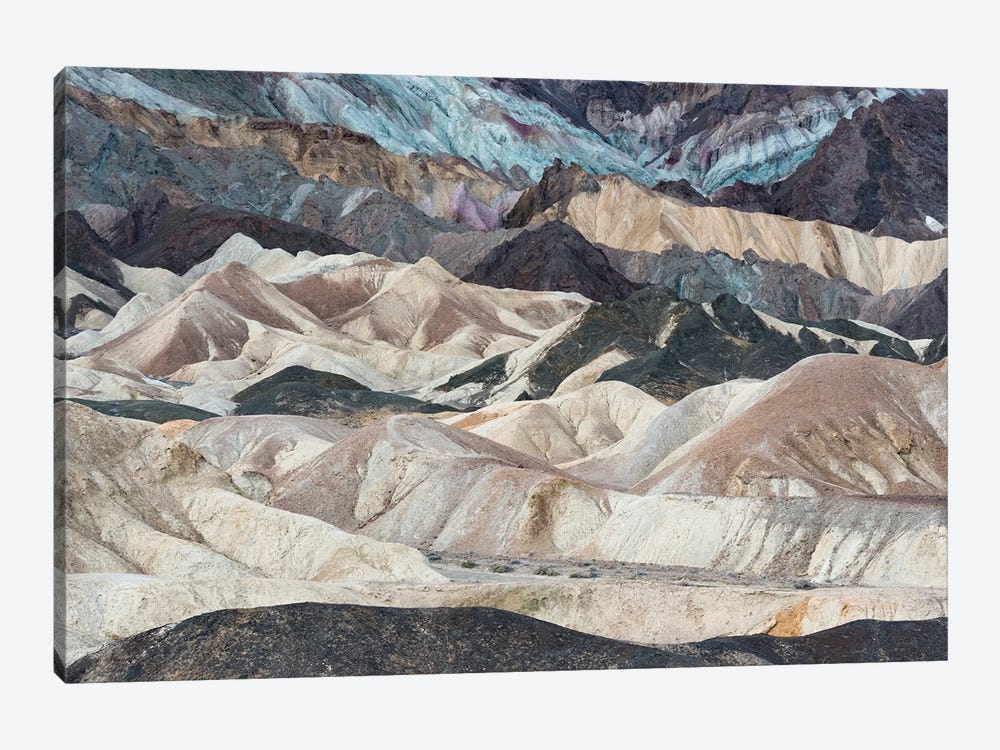 USA, California. Twenty Mule Team Canyon, Death Valley National Park. by Judith Zimmerman 1-piece Canvas Wall Art