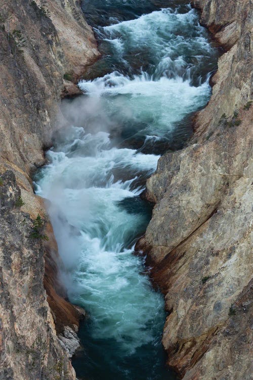 USA, Wyoming. Yellowstone River, Grand Canyon of the Yellowstone, Yellowstone National Park.