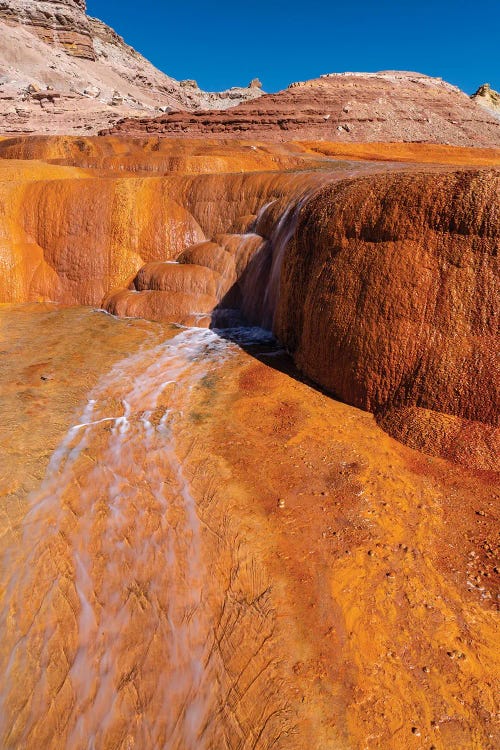 USA, Utah. Crystal Geyser, A Cold Water Geyser, Travertine Geological Formation, Near Green River I