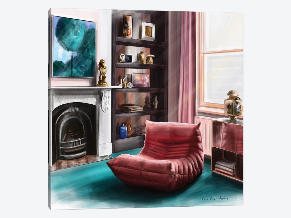 Living Room by Kate Andryukhina 1-piece Canvas Wall Art