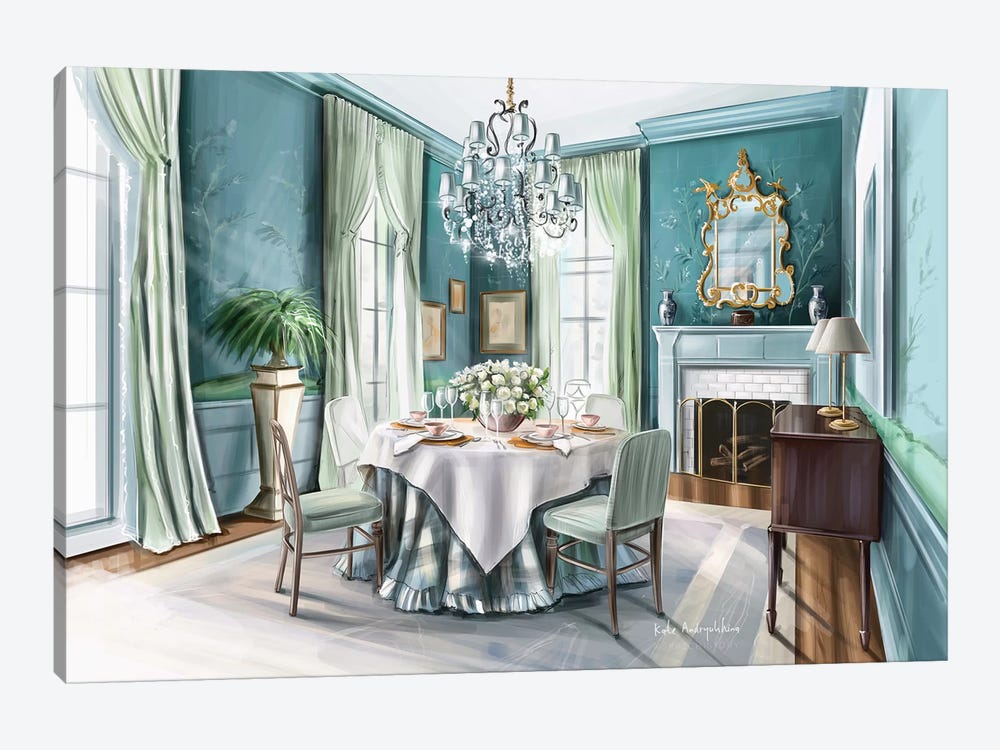 Classic Interior by Kate Andryukhina 1-piece Canvas Artwork