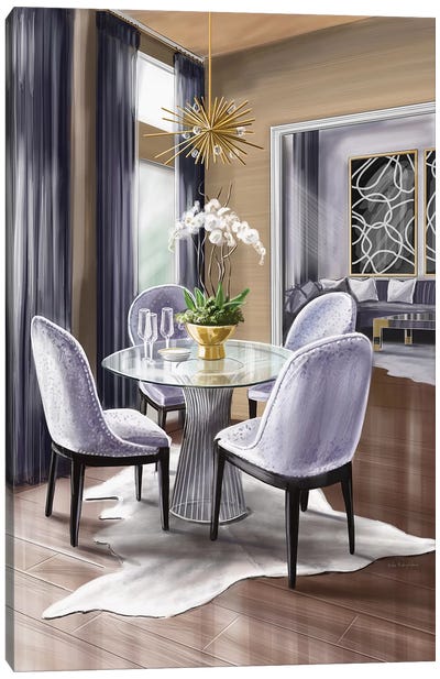A Living Room Canvas Art Print - Inspired Interiors
