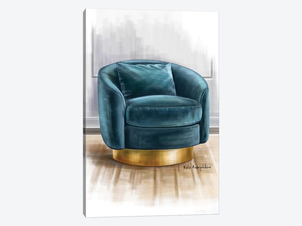 A Velvet Chair by Kate Andryukhina 1-piece Canvas Art