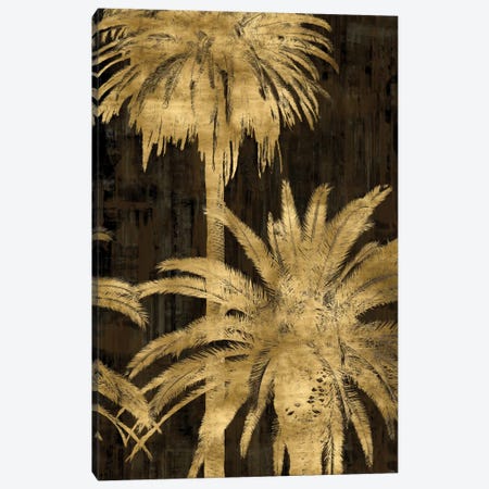 Golden Palms Panel II Canvas Print #KAB17} by Kate Bennett Canvas Print