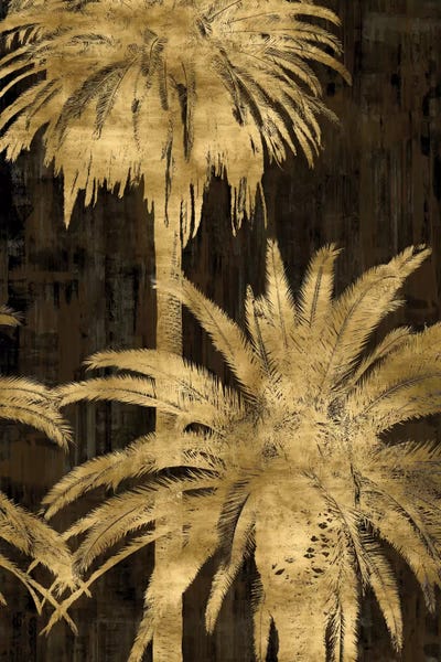 Kate Bennett: Golden Palms Panel II by Kate Bennett