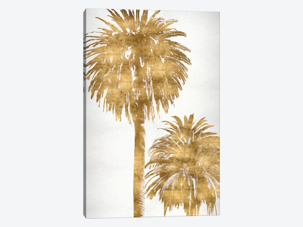 Golden Palms Panel III by Kate Bennett 1-piece Canvas Artwork