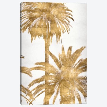 Golden Palms Panel IV Canvas Print #KAB19} by Kate Bennett Canvas Wall Art