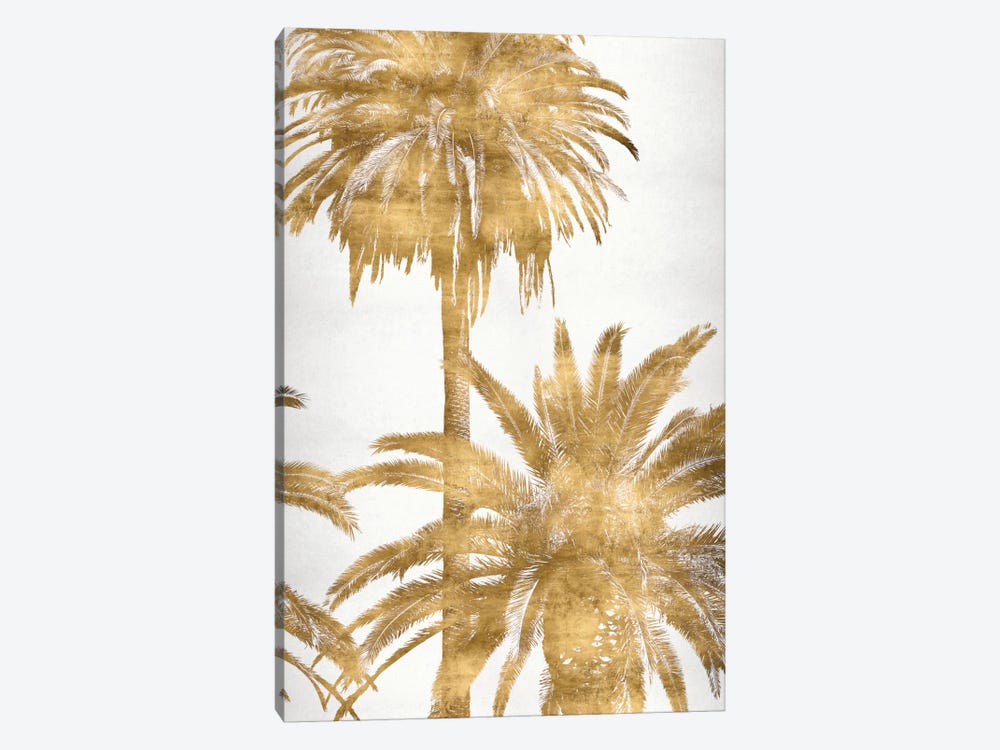 Golden Palms Panel IV by Kate Bennett 1-piece Canvas Art Print