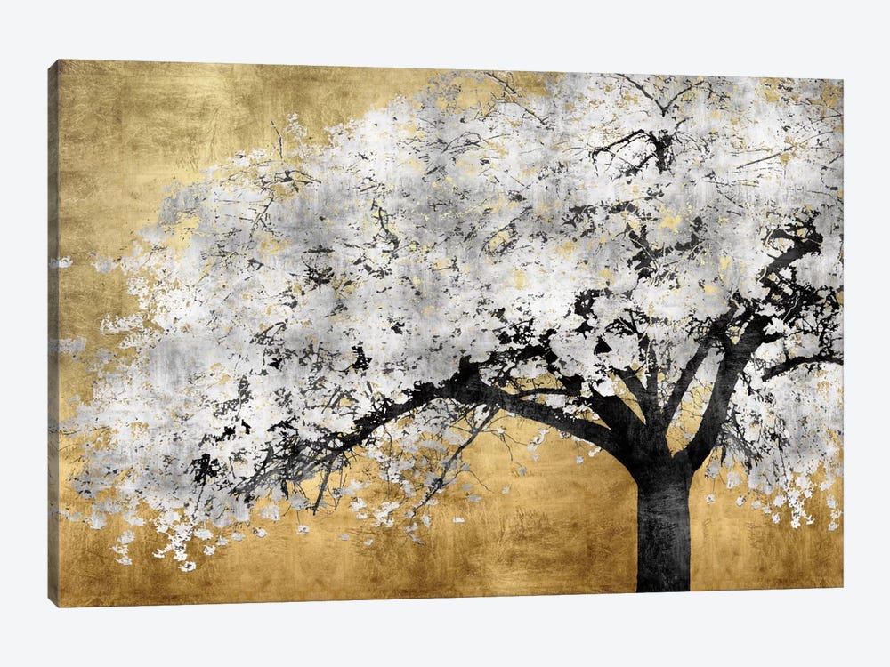 Silver Blossoms by Kate Bennett 1-piece Canvas Print