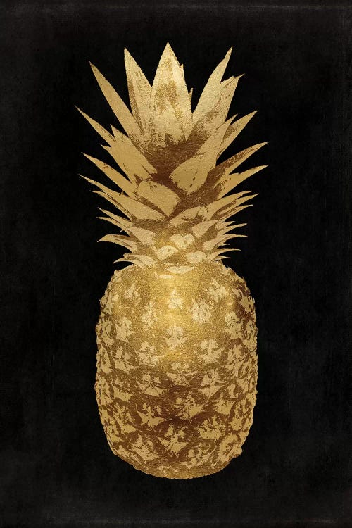 Gold Pineapple On Black II