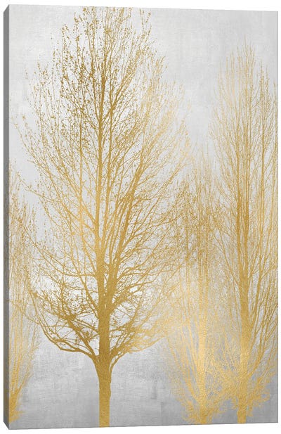 Gold Tree Panel I Canvas Art Print - Kate Bennett