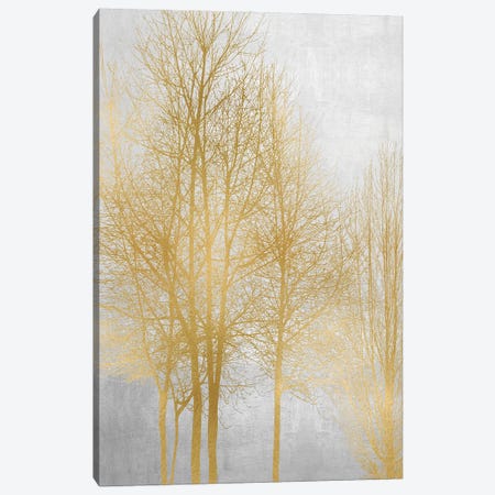 Gold Tree Panel II Canvas Print #KAB68} by Kate Bennett Art Print