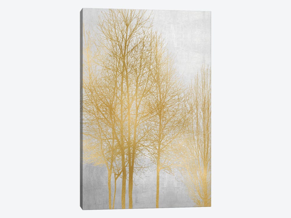 Gold Tree Panel II by Kate Bennett 1-piece Canvas Art Print