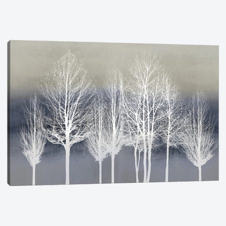 Trees On Blue Canvas Print #KAB85} by Kate Bennett Canvas Art