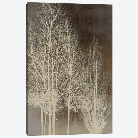 Trees On Brown Panel I Canvas Print #KAB87} by Kate Bennett Canvas Art