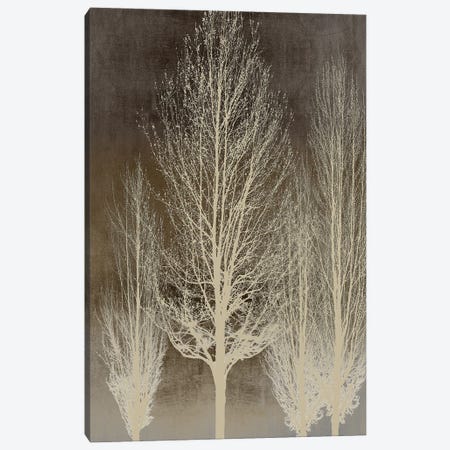 Trees On Brown Panel II Canvas Print #KAB88} by Kate Bennett Canvas Print