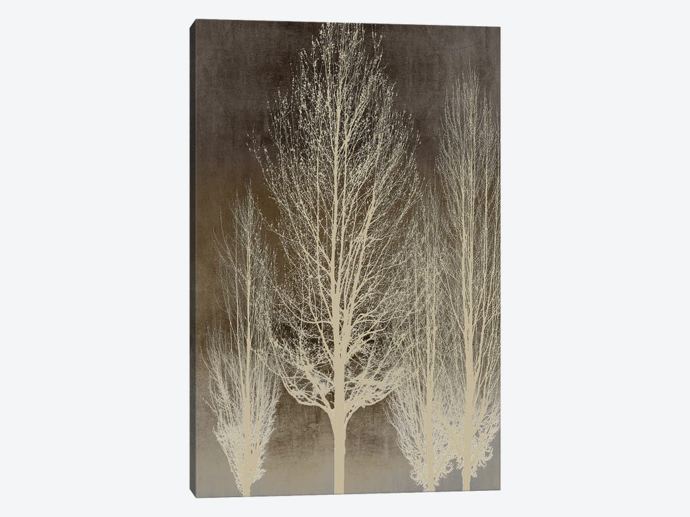 Trees On Brown Panel II by Kate Bennett 1-piece Canvas Art Print