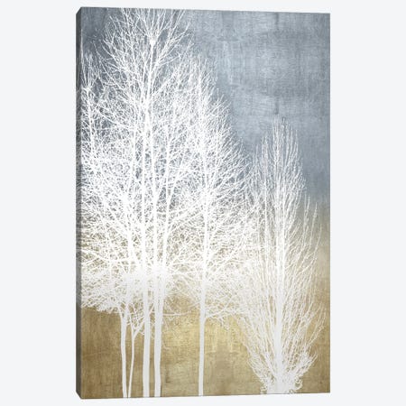Trees On Gold Panel I Canvas Print #KAB90} by Kate Bennett Canvas Artwork