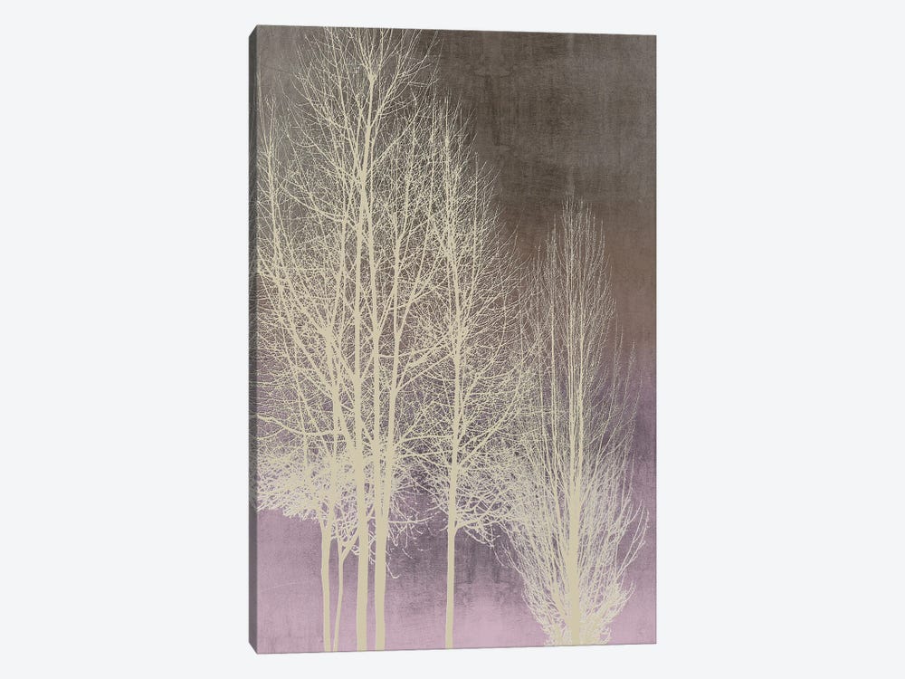 Trees On Pink Panel I by Kate Bennett 1-piece Canvas Art