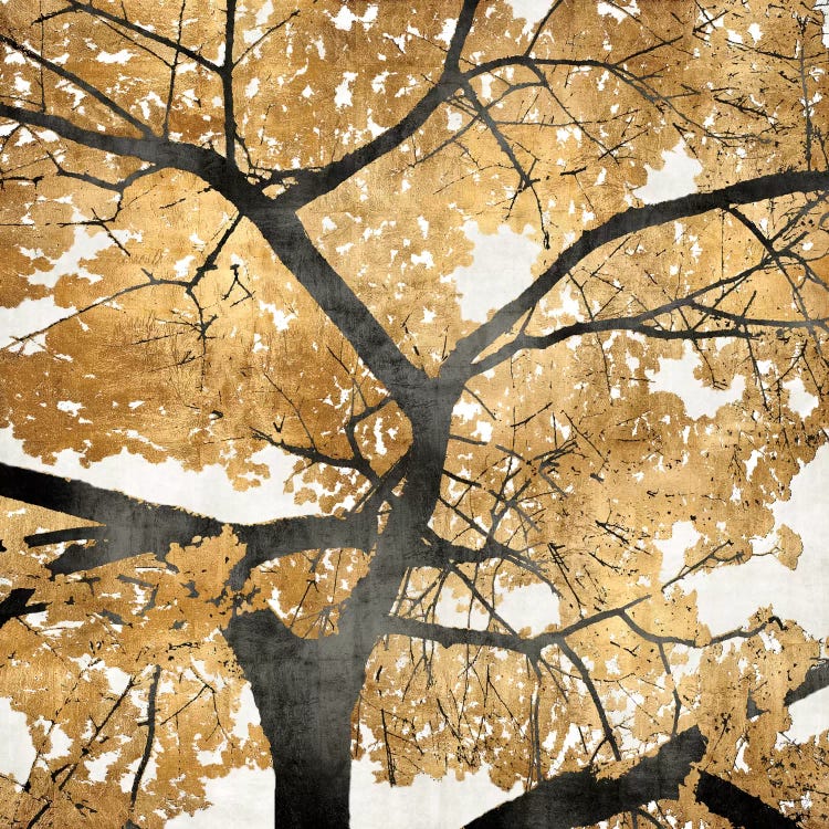 Golden Leaves by Kate Bennett wall art