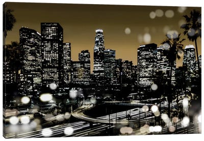 L.A. Nights I Canvas Art Print - Urban Scenic Photography