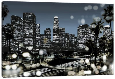 L.A. Nights II Canvas Art Print - Los Angeles Skylines