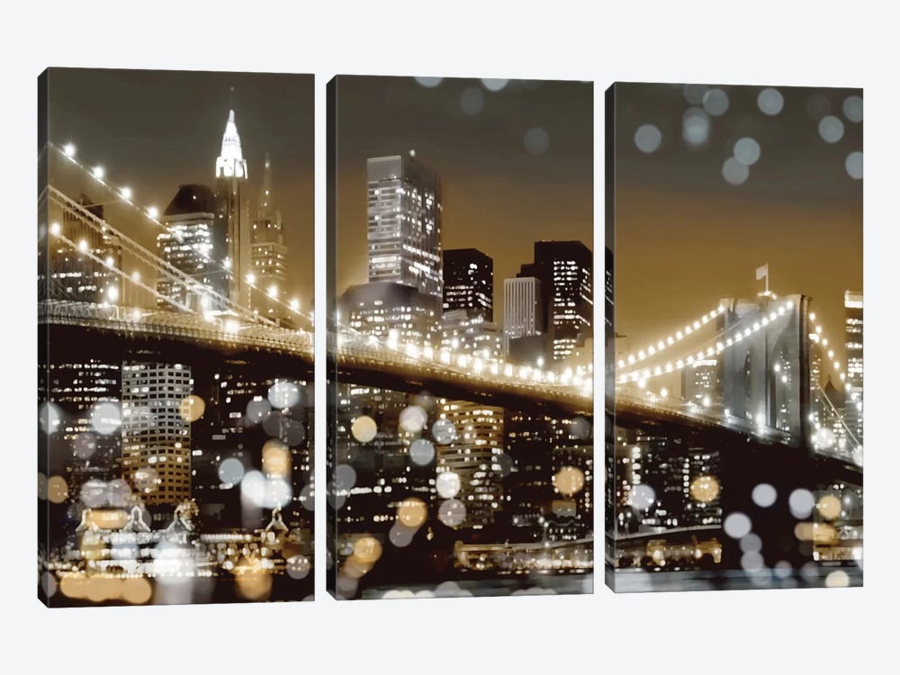 New York II by Kate Carrigan 3-piece Canvas Art Print