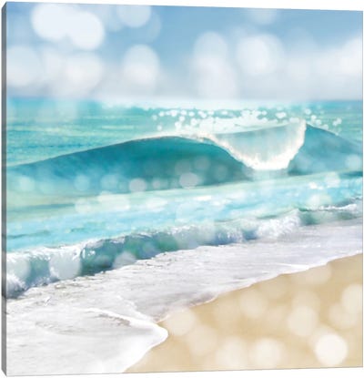 Ocean Reflections I Canvas Art Print - Beach Art