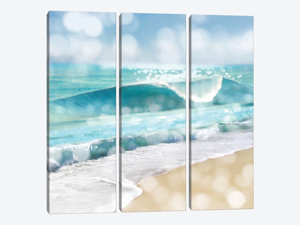 Ocean Reflections I by Kate Carrigan 3-piece Canvas Artwork