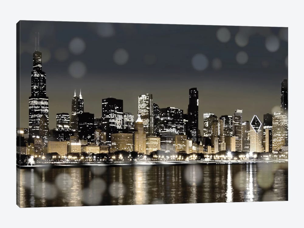 Chicago Nights I by Kate Carrigan 1-piece Art Print