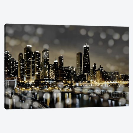 Chicago Nights II Canvas Print #KAC8} by Kate Carrigan Canvas Artwork