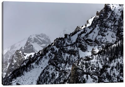 A Grand Teton II Canvas Art Print - Snowy Mountain Art